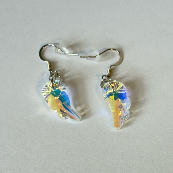 Iridescent Wing Earrings - Picture 5 of 6